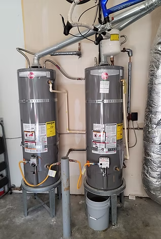 Residential water heater installation