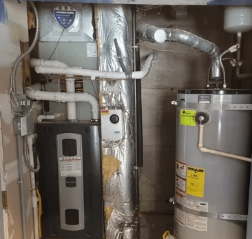 Gas tank water heater installed by Kojaack Plumbing Solutions
